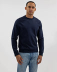 Easy Mondays Crew Neck Sweatshirt-Men's Sweatshirts-navy-L-Yaletown-Vancouver-Surrey-Canada