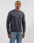 Easy Mondays Crew Neck Sweatshirt-Men's Sweatshirts-Asphalt-L-Yaletown-Vancouver-Surrey-Canada