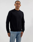 Easy Mondays Crew Neck Sweatshirt-Men's Sweatshirts-Black-L-Yaletown-Vancouver-Surrey-Canada