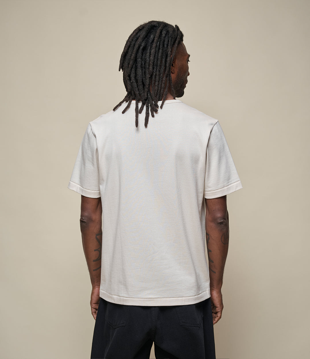 Merz Vintage Machine Refined Classic Fit T-Shirt - Nature-Men's T-Shirts-Brooklyn-Vancouver-Yaletown-Canada