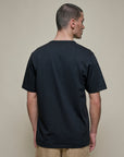 Merz Vintage Machine Refined Classic Fit T-Shirt - Deep Black-Men's T-Shirts-Brooklyn-Vancouver-Yaletown-Canada