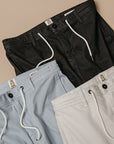 Kato The Clip Denit Shorts Charcoal Gray SS24-Men's Shorts-Yaletown-Vancouver-Surrey-Canada