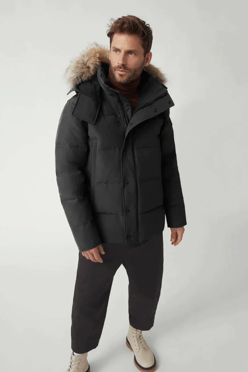 Canada Goose Wyndham Parka Black Black Label