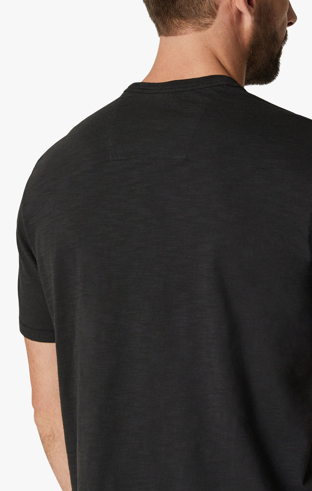 34 Heritage Slub Crew Neck Tshirt Black-Men's T-Shirts-Brooklyn-Vancouver-Yaletown-Canada