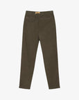 White Sand Waffle Cord Gg Belt Pant - Army