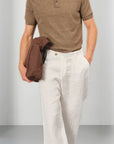 Sand 5623RicoPolo - Brown-Men's T-Shirts-Brooklyn-Vancouver-Yaletown-Canada