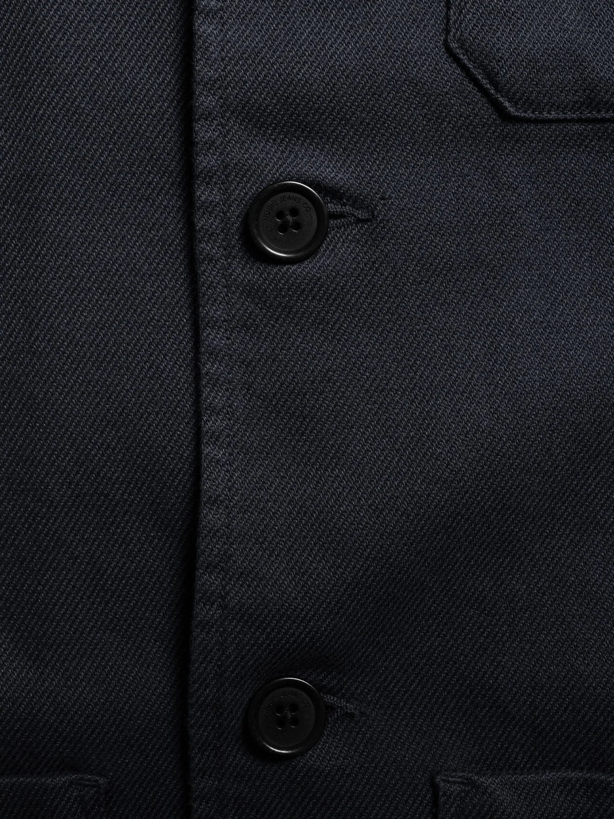 Nudie Barney Worker Jacket - Black-Men's Jackets-Brooklyn-Vancouver-Yaletown-Canada
