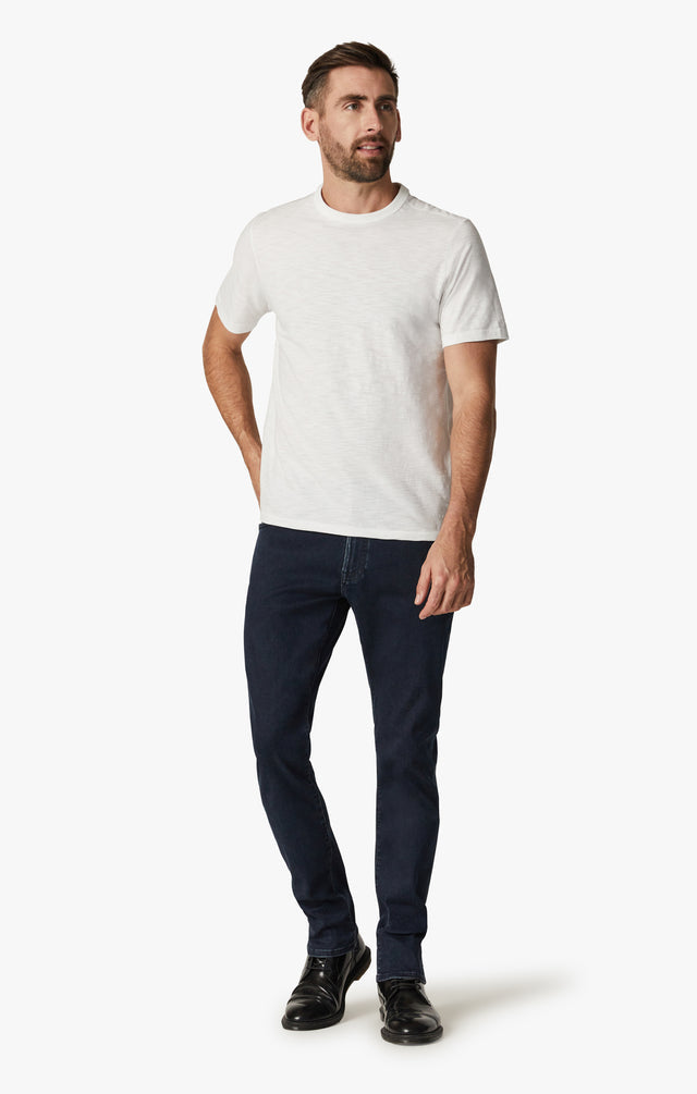 34 Heritage Slub Crew Neck T-Shirt White-Men's T-Shirts-Brooklyn-Vancouver-Yaletown-Canada