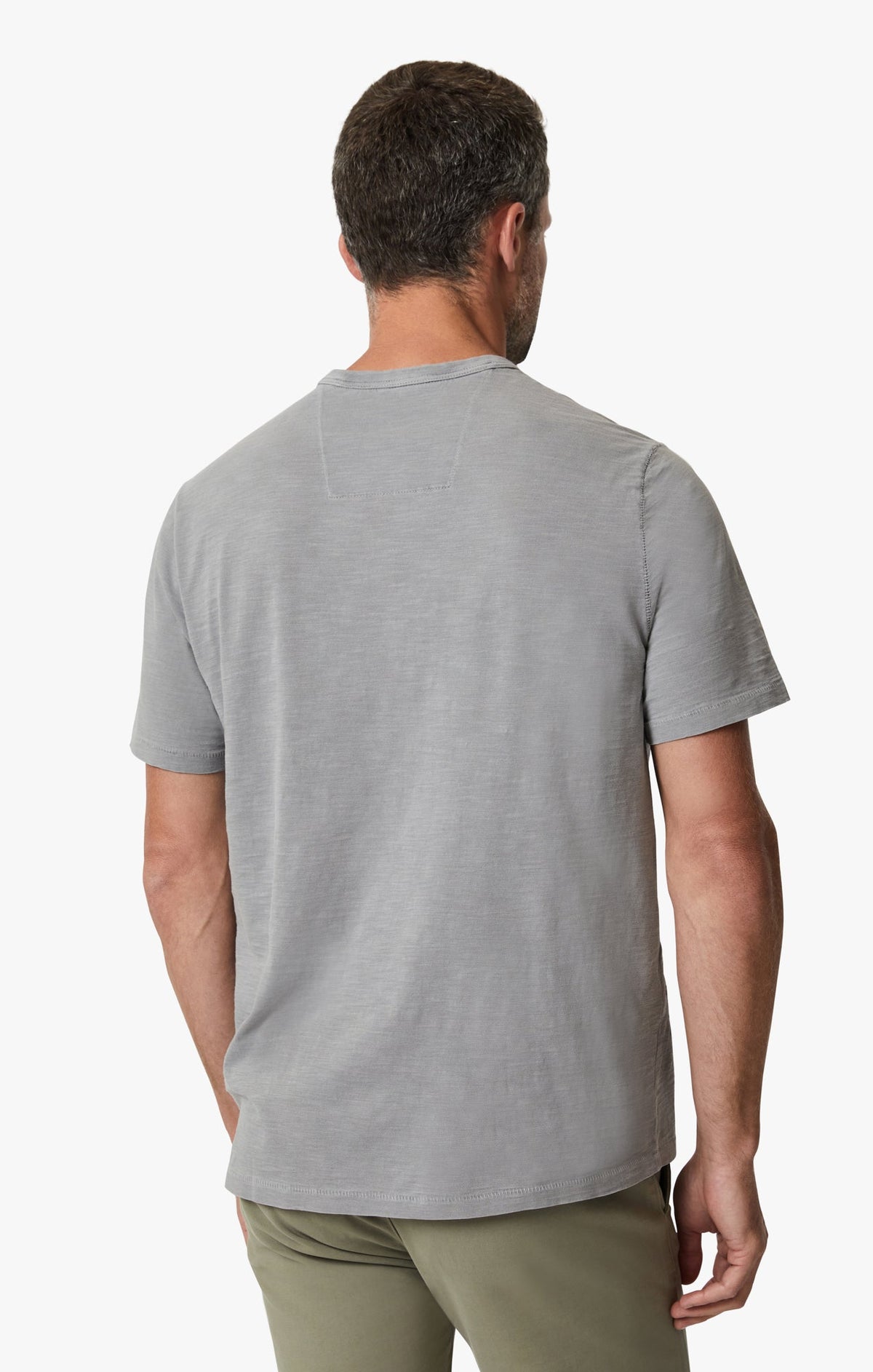 34 Heritage T-Shirt Slub Crew Neck Gray-Men's T-Shirts-Brooklyn-Vancouver-Yaletown-Canada