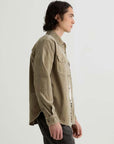 AG Curtis Work Shirt Shirts - Sulfur Industrial Taupe-Men's Shirts-Brooklyn-Vancouver-Yaletown-Canada