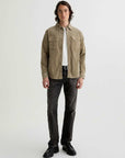 AG Curtis Work Shirt Shirts - Sulfur Industrial Taupe-Men's Shirts-Brooklyn-Vancouver-Yaletown-Canada