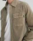 AG Curtis Work Shirt Shirts - Sulfur Industrial Taupe-Men's Shirts-Brooklyn-Vancouver-Yaletown-Canada