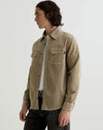 AG Curtis Work Shirt Shirts - Sulfur Industrial Taupe-Men's Shirts-Brooklyn-Vancouver-Yaletown-Canada