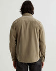 AG Curtis Work Shirt Shirts - Sulfur Industrial Taupe-Men's Shirts-Brooklyn-Vancouver-Yaletown-Canada