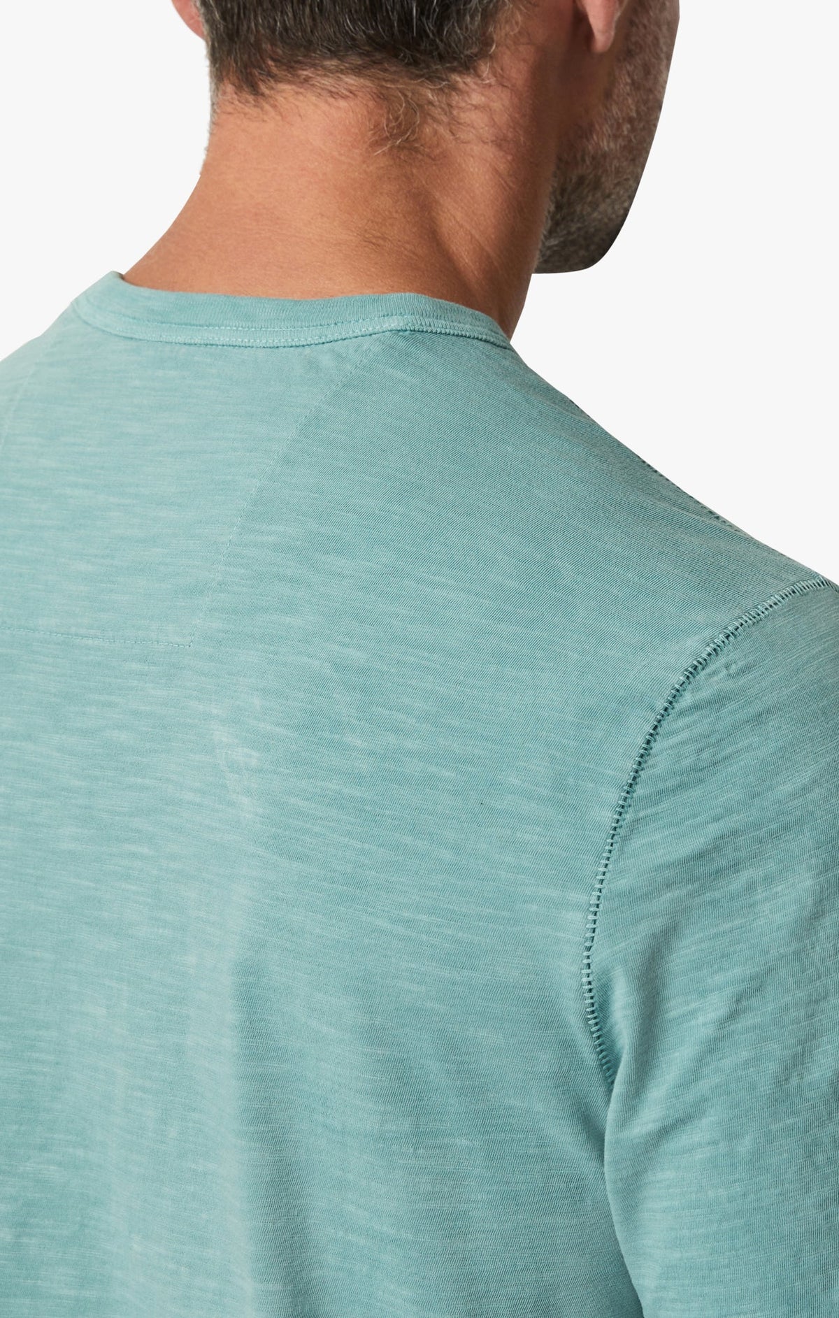 34 Heritage T-Shirt Slub Crew Neck - Iceberg Green-Men's T-Shirts-Brooklyn-Vancouver-Yaletown-Canada