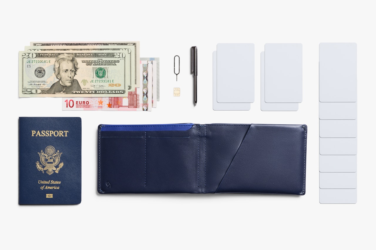 Bellroy Travel Wallet - Navy-Men's Accessories-Brooklyn-Vancouver-Yaletown-Canada
