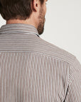 34 Heritage Striped Shirt Brown-Men's Shirts-Brooklyn-Vancouver-Yaletown-Canada