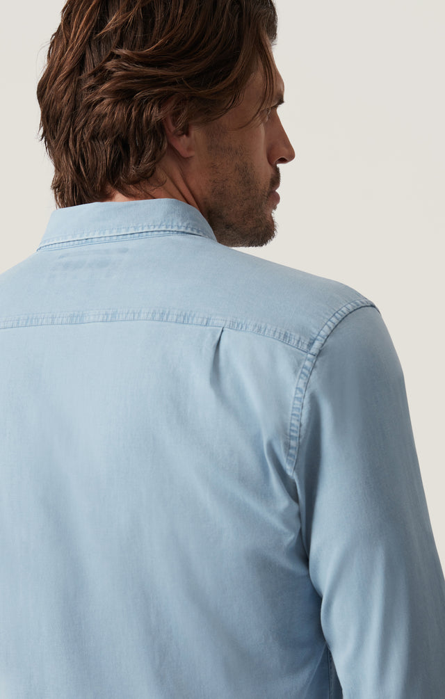 34 Heritage Denim Shirt Bleach-Men&#39;s Shirts-Brooklyn-Vancouver-Yaletown-Canada