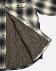Nudie Glenn Padded Shadow Check Shirt Black-Men's T-Shirts-Brooklyn-Vancouver-Yaletown-Canada