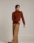 Fiesoli Turtle Neck 100% Extra Fine Merinos - Antrax-Men's Sweaters-Brooklyn-Vancouver-Yaletown-Canada