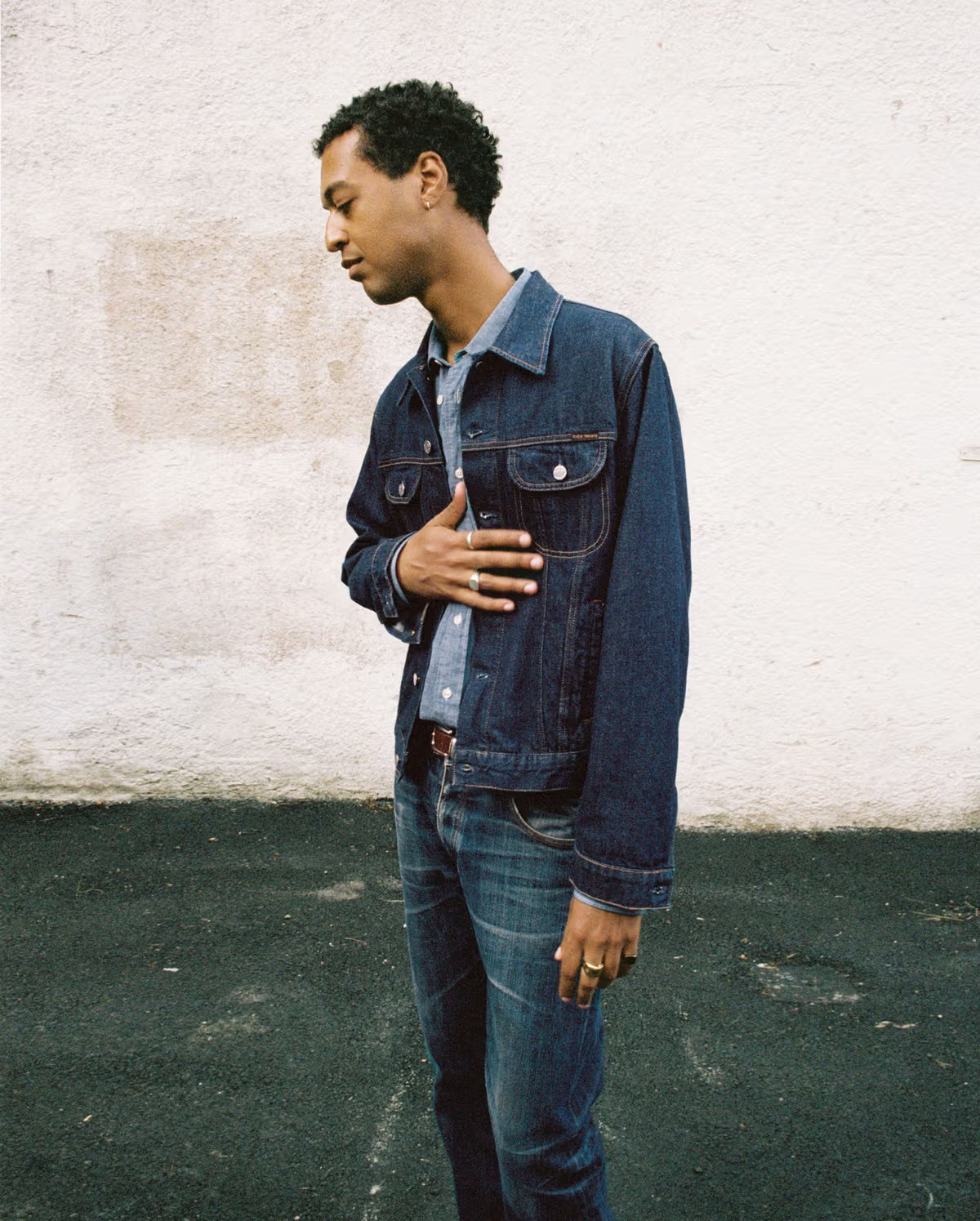 Nudie - Danny 40s Redcast Denim Jacket - Dark Blue-Men's Jackets-Brooklyn-Vancouver-Yaletown-Canada