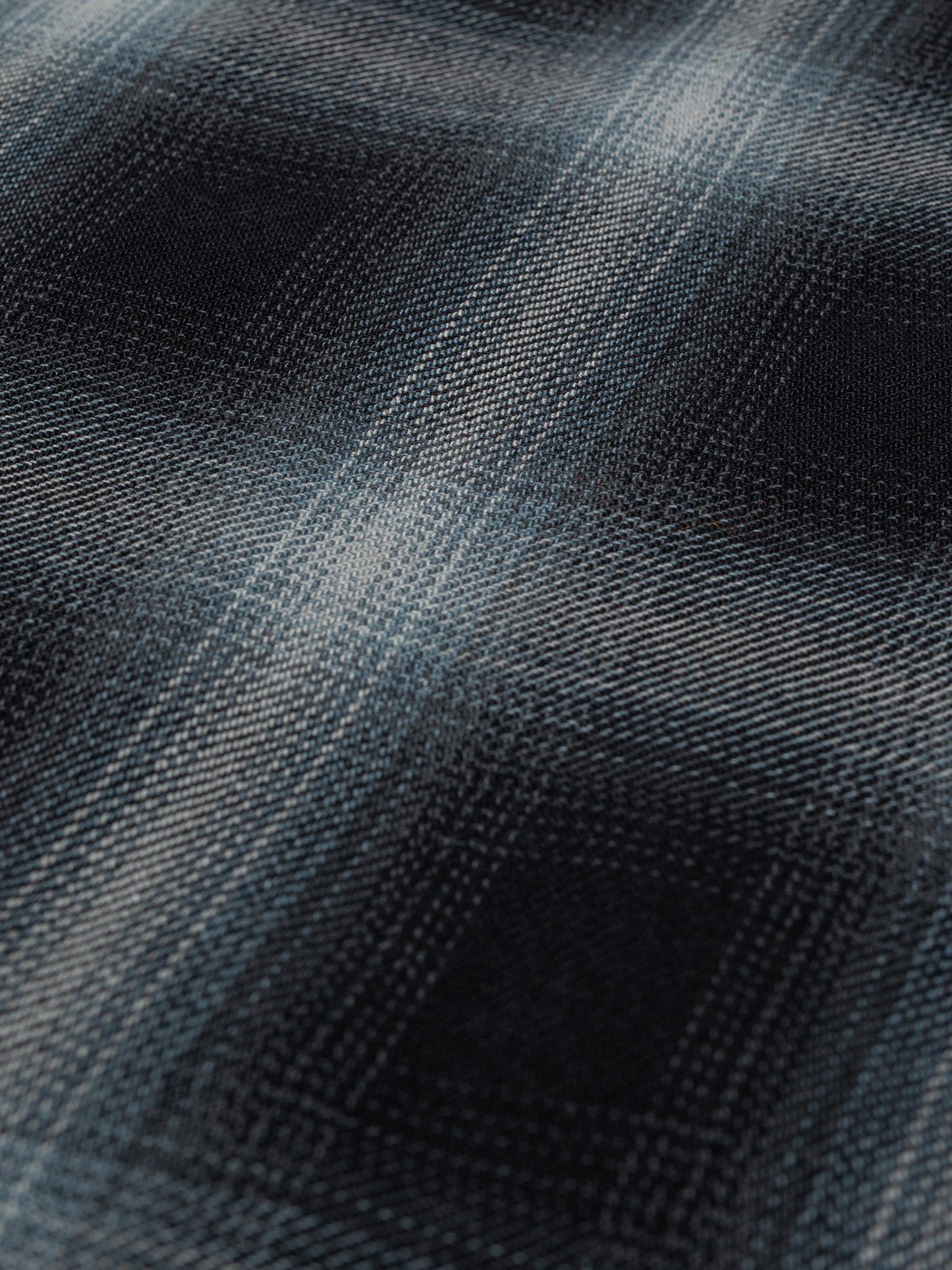 Nudie Julian Worker Shadow Check Shirt Black-Men&#39;s T-Shirts-Brooklyn-Vancouver-Yaletown-Canada