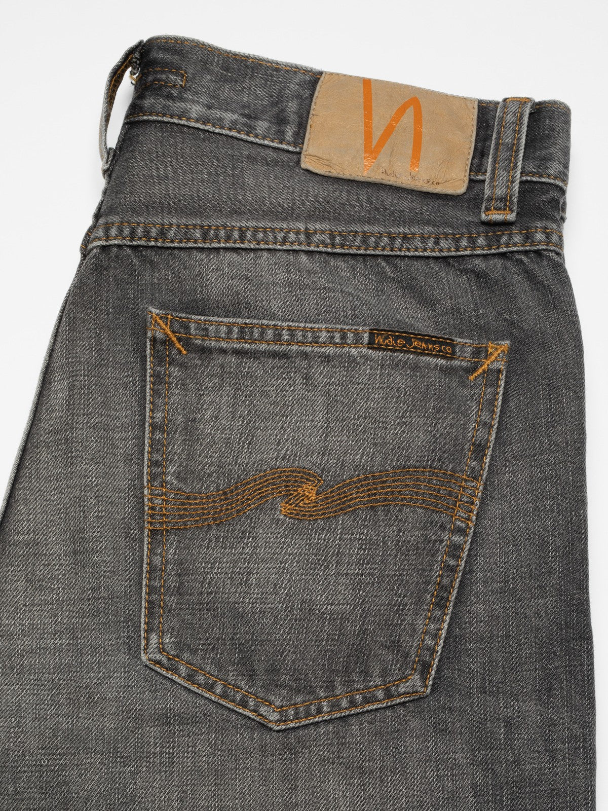 Nudie Steady Eddie II Grey Crosshatc-Men&#39;s Denim-Brooklyn-Vancouver-Yaletown-Canada