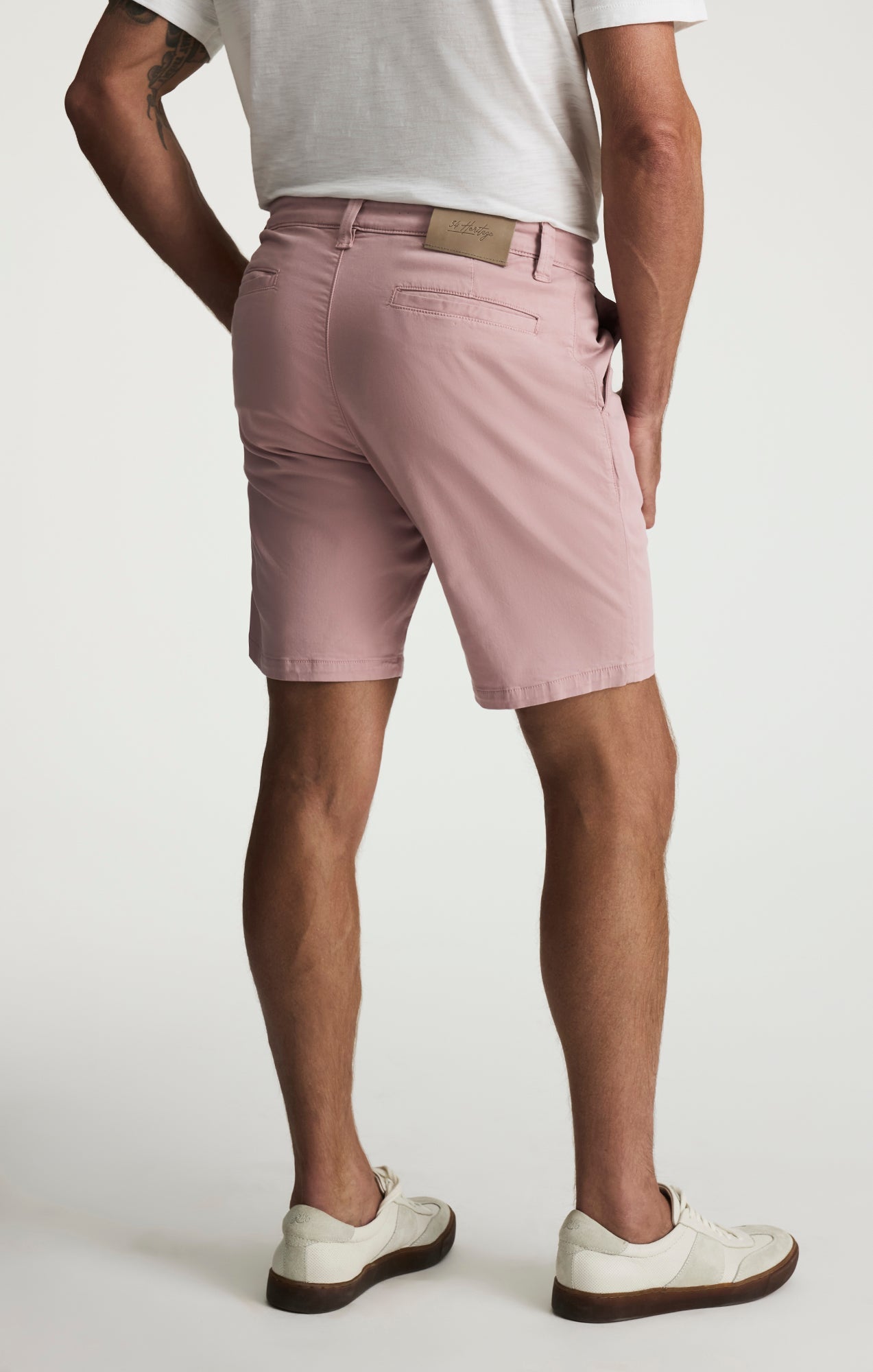 34 Heritage Arizona Pink Twill-Men's Shorts-Brooklyn-Vancouver-Yaletown-Canada
