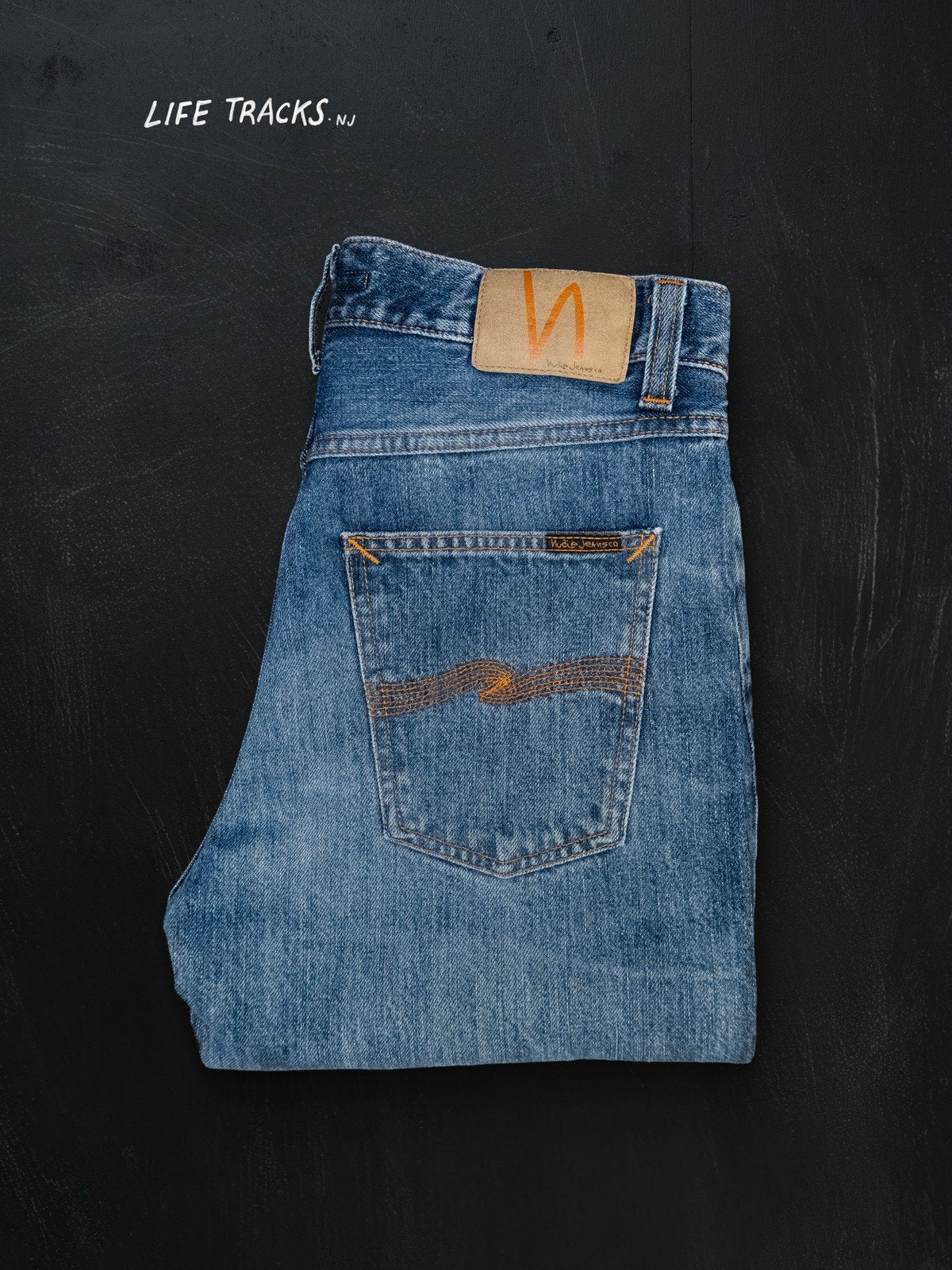Nudie Steady Eddie II Raw Tracks-Men's Denim-Brooklyn-Vancouver-Yaletown-Canada