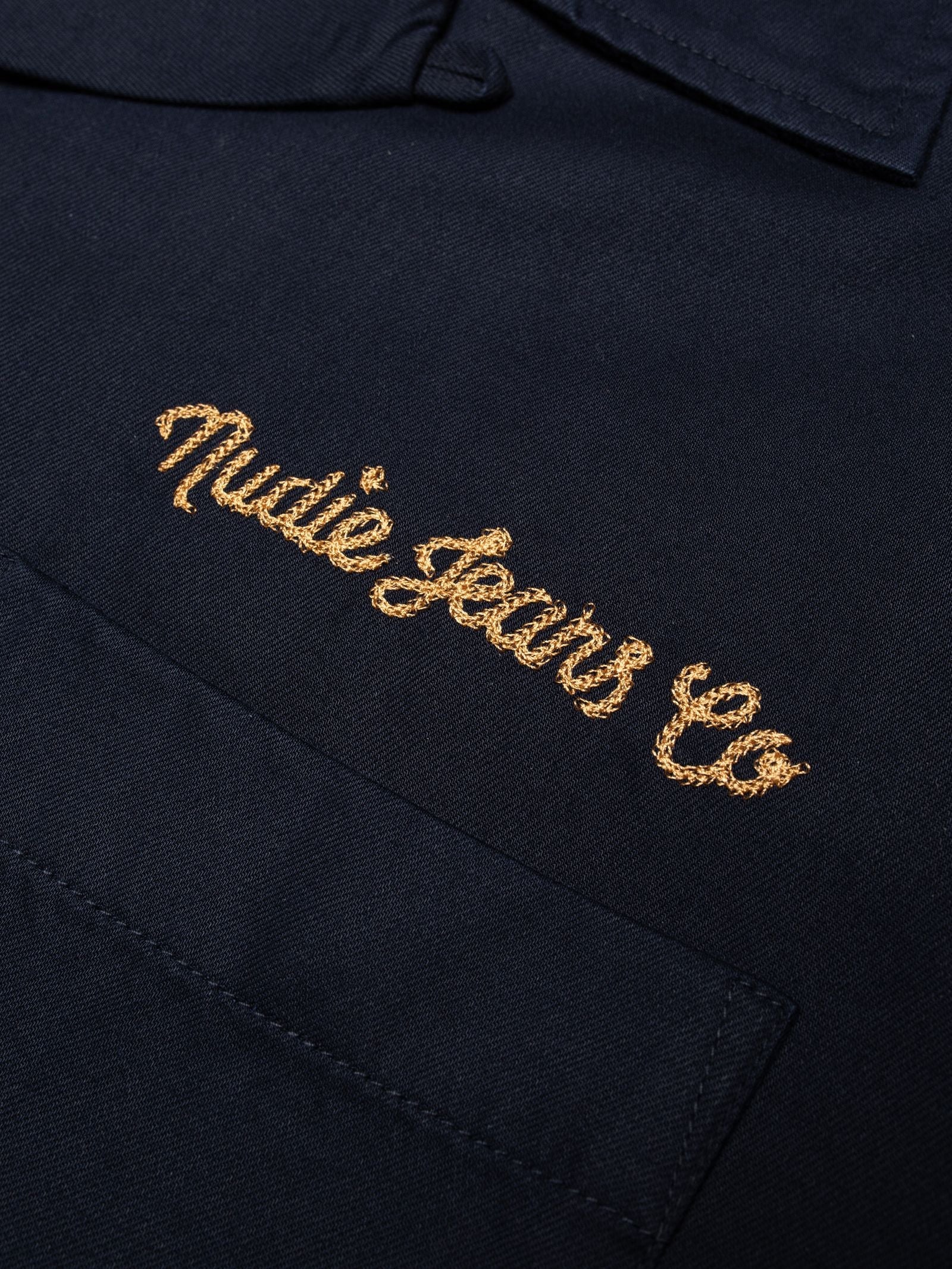 Nudie Arthur Bowling Shirt 8 Wonders Navy-Men's Shirts-Brooklyn-Vancouver-Yaletown-Canada