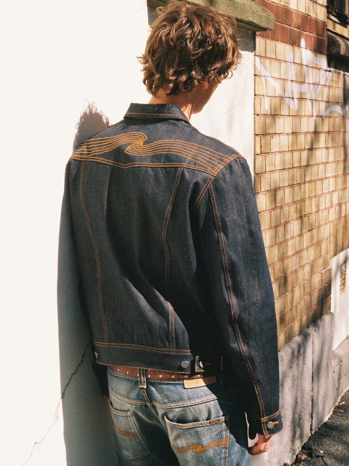 Nudie Conny Denim Jacket Dry Selvage - Blue-Men's Jackets-Brooklyn-Vancouver-Yaletown-Canada