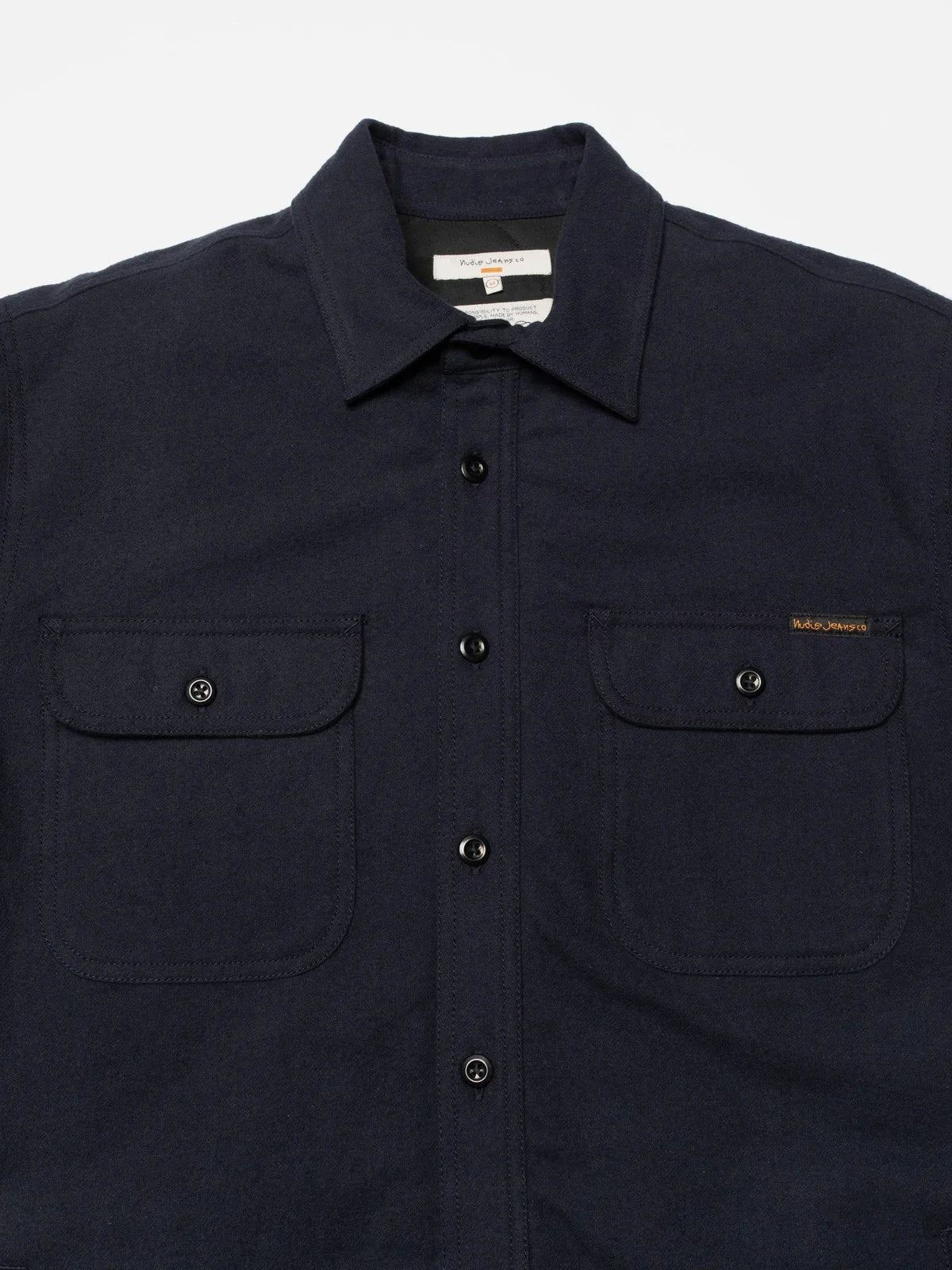 Nudie Glenn Padded Shirt Flannel - Blueberry-Men's Shirts-Brooklyn-Vancouver-Yaletown-Canada