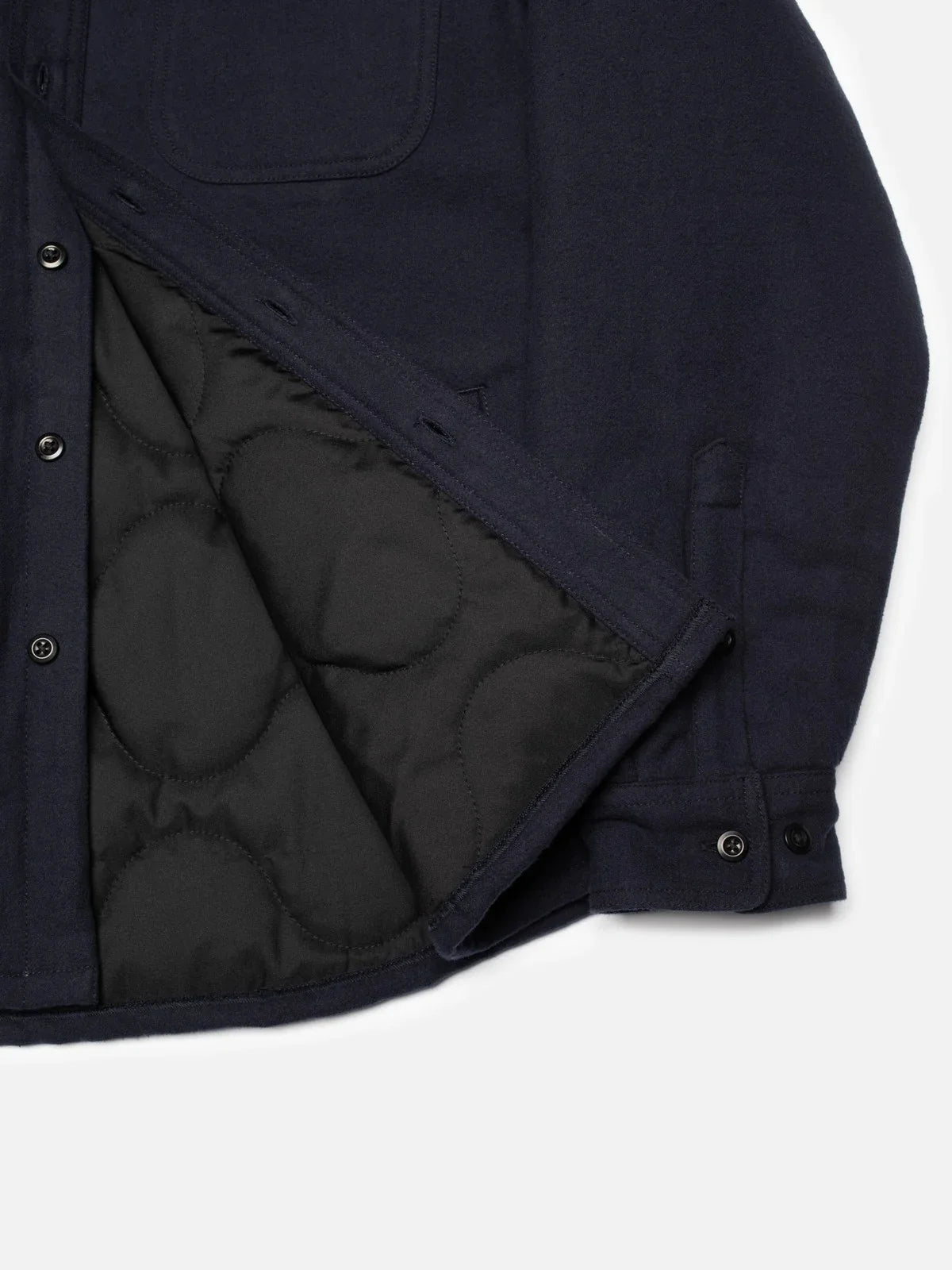 Nudie Glenn Padded Shirt Flannel - Blueberry-Men's Shirts-Brooklyn-Vancouver-Yaletown-Canada