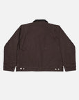 Nudie Blake Zip Jacket Duck Canvas - Dark Brown-Men's Jackets-Brooklyn-Vancouver-Yaletown-Canada