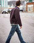 Nudie Blake Zip Jacket Duck Canvas - Dark Brown-Men's Jackets-Brooklyn-Vancouver-Yaletown-Canada
