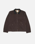 Nudie Blake Zip Jacket Duck Canvas - Dark Brown-Men's Jackets-Brooklyn-Vancouver-Yaletown-Canada