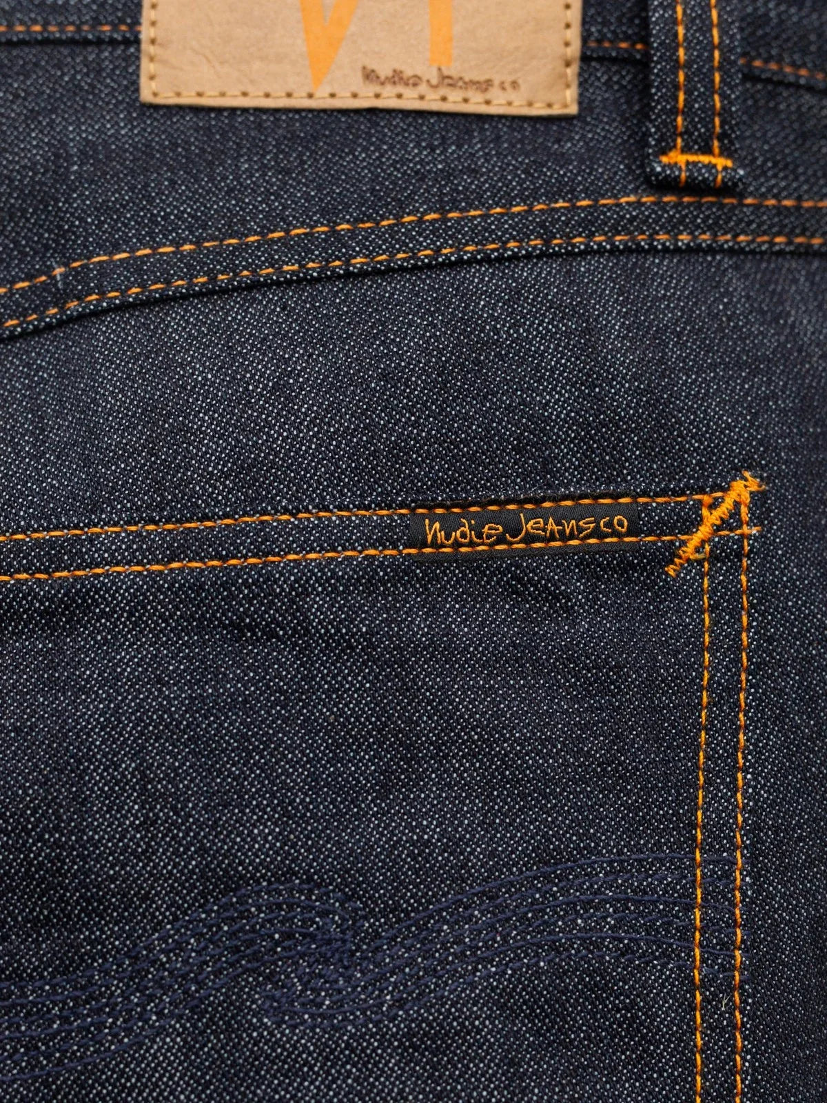 Nudie Gritty Jackson Blue Dry Two-Men's Denim-Brooklyn-Vancouver-Yaletown-Canada