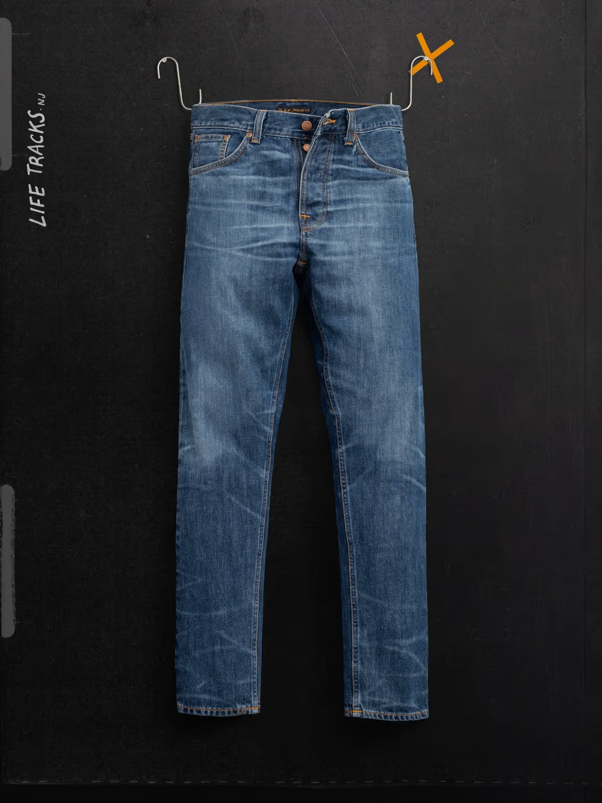 Nudie Steady Eddie II Twisted Tracks-Men's Denim-Brooklyn-Vancouver-Yaletown-Canada