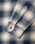 Nudie Julian Worker Shirt Checked - Blue-Men's Shirts-Brooklyn-Vancouver-Yaletown-Canada