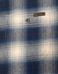 Nudie Julian Worker Shirt Checked - Blue-Men's Shirts-Brooklyn-Vancouver-Yaletown-Canada