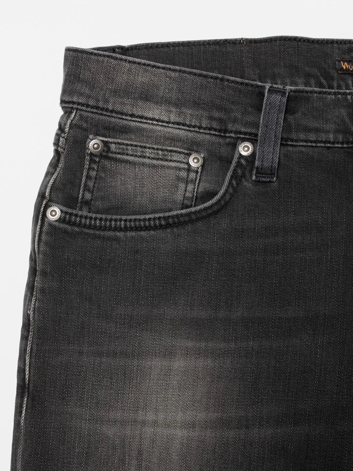 Nudie Solid Ollie Black Mist-Men's Denim-Brooklyn-Vancouver-Yaletown-Canada