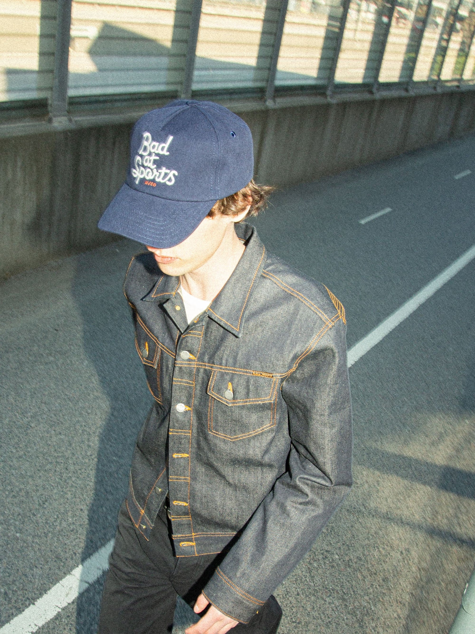 Nudie Cap Bad At Sports Dark Blue-Men's Accessories-Brooklyn-Vancouver-Yaletown-Canada