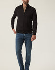34 Heritage High Neck Zip-Up Black-Men's Sweaters-Brooklyn-Vancouver-Yaletown-Canada