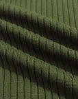 Far Afield Clifford Knitted Polo - Perforated-Green-Men's Sweaters-Brooklyn-Vancouver-Yaletown-Canada