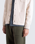 Far Afield Station Cardigan - Stone-Men's Sweaters-Brooklyn-Vancouver-Yaletown-Canada