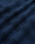Far Afield Selleck Shirt - Dobby Stripe - Blue/Navy-Men's Shirts-Brooklyn-Vancouver-Yaletown-Canada