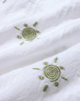 Far Afield Classic Shirt - Sun Jacquard - White/Green-Men's Shirts-Brooklyn-Vancouver-Yaletown-Canada