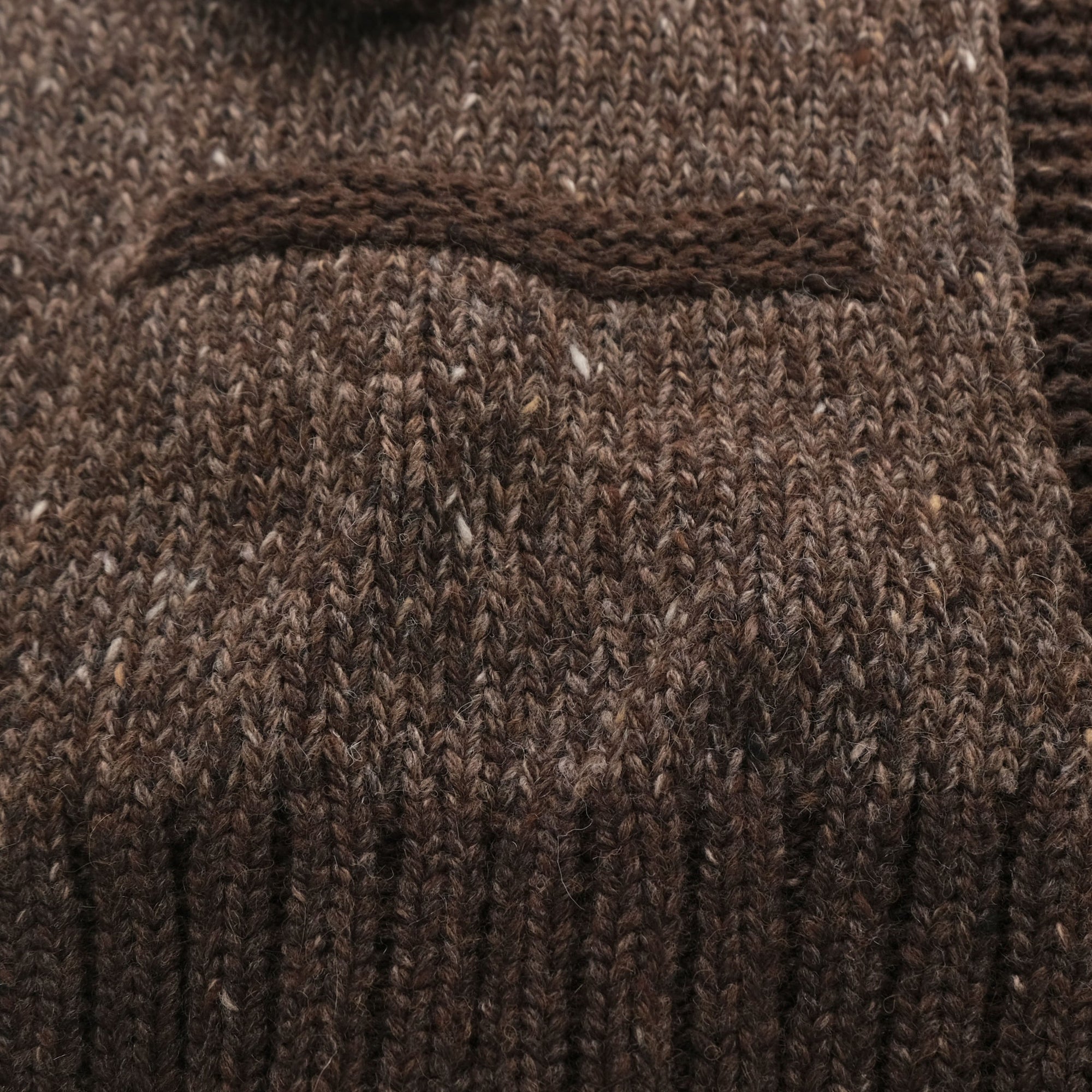 Outclass Zip Cardigan - Brown Marl-Men&#39;s Sweaters-Brooklyn-Vancouver-Yaletown-Canada