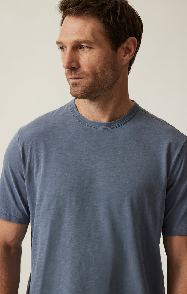 34 Heritage Slub Crew Neck Tshirt Vintage Blue-Men&#39;s T-Shirts-Brooklyn-Vancouver-Yaletown-Canada
