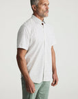 34 Heritage Luxe Twill Printed Shirt Vintage Indigo-Men's Shirts-Brooklyn-Vancouver-Yaletown-Canada